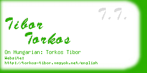 tibor torkos business card